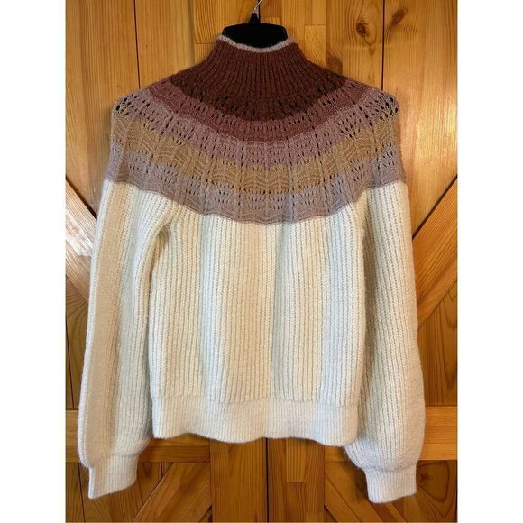 Maurices Ombre Mock Neck Pullover Sweater Size XS Multicolor (8087) - Picture 6 of 9